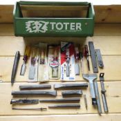 E-Z Toter Tool Caddy with Wood Chisels & More
