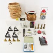 Flashlight, Tools, Small Primitive Barrel & More