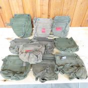 10 US Military Chemical Mask Bags