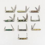 10 Vintage Pocket Knives, Union, Colonial & more