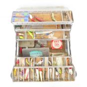 Vintage Simonsen Tackle Box full of lures & gear