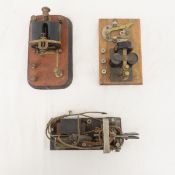 Electro-Bug Telegraph Key & 2 Sounders