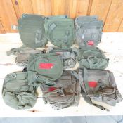 10 US Military Chemical Mask Bags