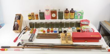 Oil, Grease, Cleaning Rods & Tools