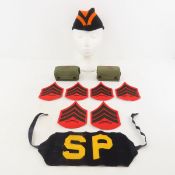US Navy Shore Patrol armband, 1st aid kits