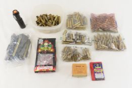Assorted Rifle Casings, Clipper Strips & More
