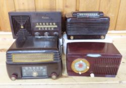 4 Vintage Tube Radios, Stromberg Carlson & More