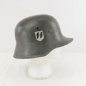 WWII German Helmet, hand painted design