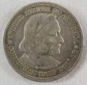 1892 Columbian Exposition Silver Half Dollar