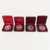 1983, 84, 86, 87 Canadian Silver Dollars RCM boxes