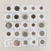 20+ Carded Foreign Coins, Portugal, Morocco, etc