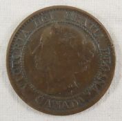 1858 Canadian Large Cent Good