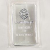 Centrium X 10ozt .999 Fine Silver Bar