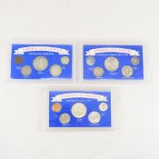 3 American Series US Coin Sets $2.55 face silver