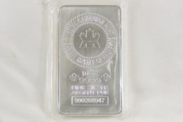 10ozt .999 Silver Royal Canadian Mint Bar