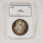 1923 Peace Silver Dollar PCI MS64