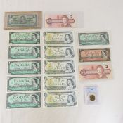 $20 Face Value Canadian Notes & graded $1