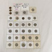 25 Buffalo Nickel & 6 Indian Head Cents