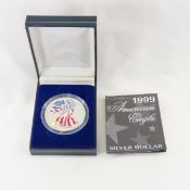 1999 Colorized American Silver Eagle