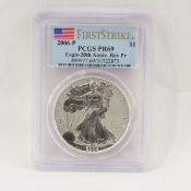 2006 P American Silver Eagle PCGS MS69