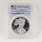 2016 W American Silver Eagle PCGS PR69 DCAM