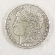1901 S Morgan Silver Dollar
