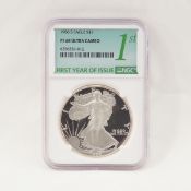 1986 S American Silver Eagle NGC PF68 ULTRA CAMEO