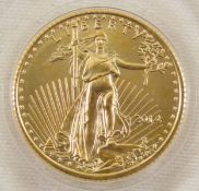 2014 1/10 ozt .999 Gold American Eagle