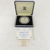 1986 Royal Wedding Sterling Silver Medal in case