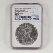 2020 W American Silver Eagle NGC MS70