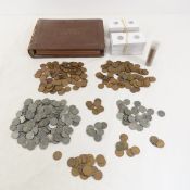 Lincoln Cents in book and loose
