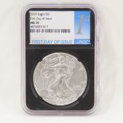 2019 American Silver Eagle NGC MS70 1st Day Issue