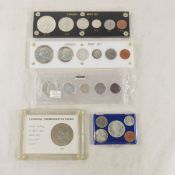 Canadian Mint Sets, some silver, & Churchill $1