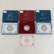 4 1982 George Washington Silver Half Dollars