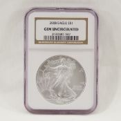 2008 American Silver Eagle NGC GEM UNCIRCULATED