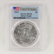 2023 American Silver Eagle PCGS MS70 FIRST STRIKE