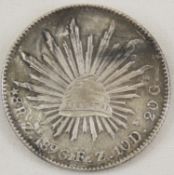 1896 Mexican 8 Reales