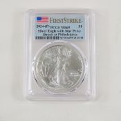 2024 P American Silver Eagle PCGS MS69 Star Privy