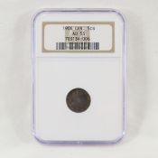1906 Canadian 5 cent PCI AU53
