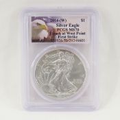 2014 W American Silver Eagle PCGS PF70 ULTRA CAMEO