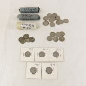 US Nickels; 11 Buffalo, 13 Liberty, 5 Silver War