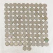 100+ Buffalo Nickels, many without visible dates