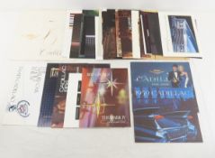 More than 30 Cadillac & Lincoln Car Brochures