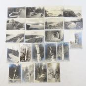 21 Columbia River Highway RPPC Postcards unused