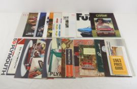 15 Vintage Plymouth Car Brochures & More