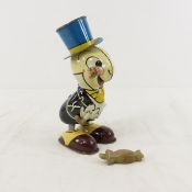 Vintage Linemar Jiminy Cricket Wind-Up Tin Toy