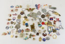 Bowling, Fraternal, Souvenir Tac Pins&7 Key Chains