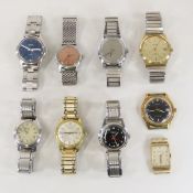 Delba, Gruen & 7 Other Autowind Watches