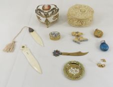 Trinket Boxes, Letter Openers & Perfume Bottles