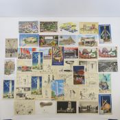 43 1904 - 1939 Worlds Fair Postcards